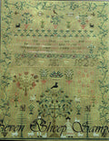 The SCARLETT HOUSE "Seven Sheep Sampler"  Counted Cross Stitch Pattern  Reproduction Sampler, Beautiful!, Pattern Only