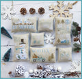 Crocette A Gogo  "Winter Joy"  Counted Cross Stitch Pattern  7-Patterns  Snowmen  Snowflakes  Winter  Paper Pattern