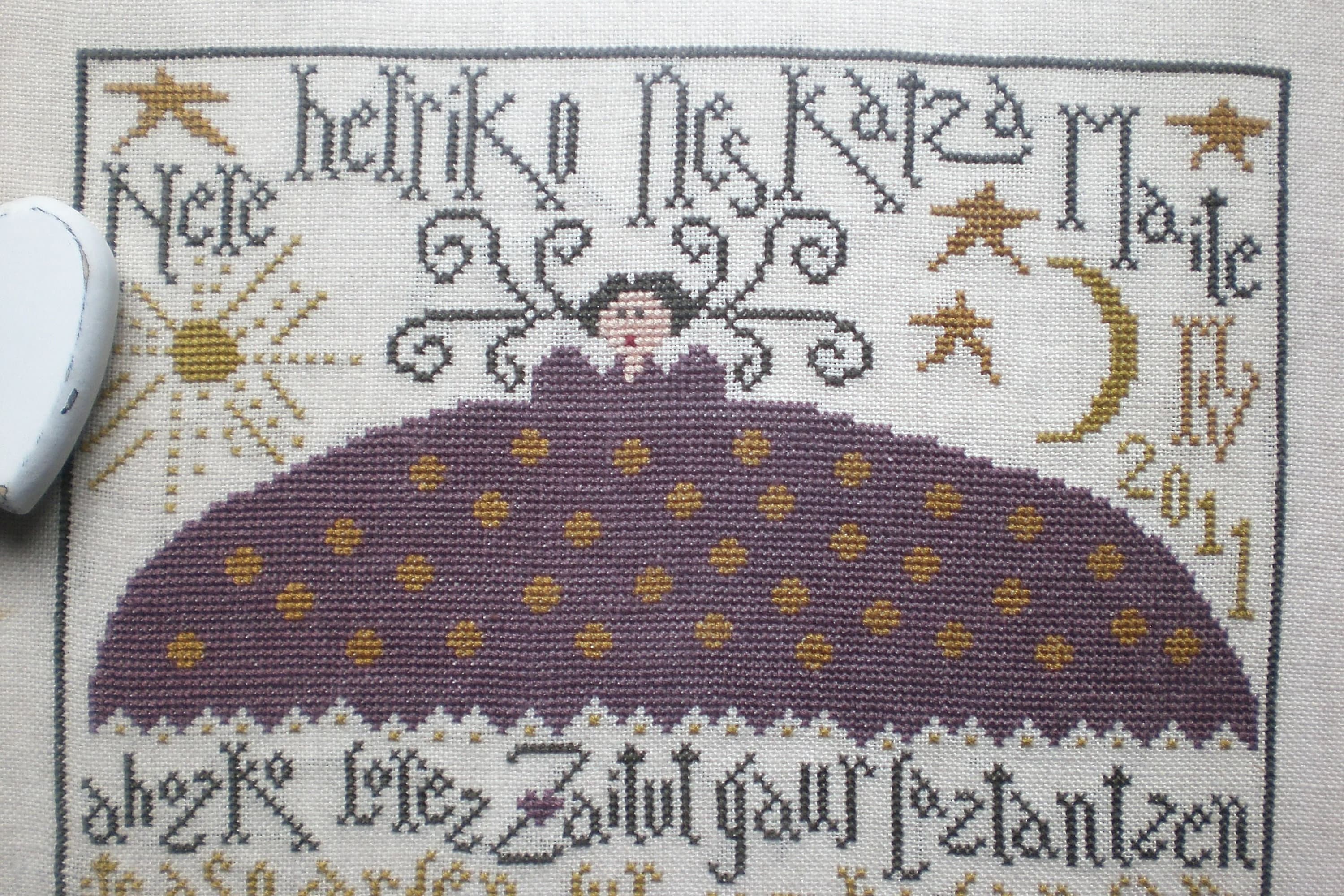 Merry Sunshine by La D Da, Counted Cross Stitch Pattern, Chart, Pattern Only