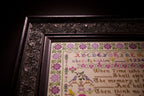 Hands Across the Sea Samplers "Memories of the Past" Counted Cross Stitch Chart, English Sampler, Pattern Only