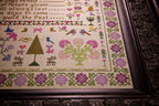 Hands Across the Sea Samplers "Memories of the Past" Counted Cross Stitch Chart, English Sampler, Pattern Only