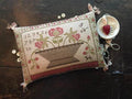 STACY NASH PRIMITIVES "Fresh Picked Pinkeep" counted cross stitch pattern, chart, Sampler, Pattern Only