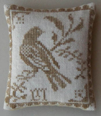 LA~D~DA "Yellow Bird"  Counted Cross Stitch Pattern  Chart, Pattern Only
