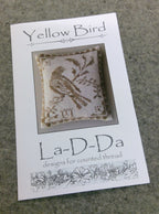 LA~D~DA "Yellow Bird"  Counted Cross Stitch Pattern  Chart, Pattern Only