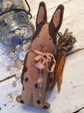 STACY NASH PRIMITIVES "Animal Crackers Series - Primrose" Counted Cross Stitch Pattern, Chart, Rabbit, Pattern Only