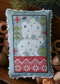 PLUM STREET Counted Cross Stitch Pattern, "Polar Pack", Polar Bears, Pillow Tuck, Fair Isle Sweater Pattern, Pattern Only