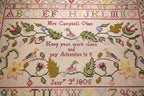 Hands Across the Sea Samplers "Mrs. Campbell 1805" Counted Cross Stitch Pattern, Booklet, Scottish Reproduction Sampler, Pattern Only