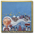 BARBARA ANA DESIGNS "Dreaming Miss Claus" Counted Cross Stitch Pattern, Dreaming Girl Series, Pattern Only