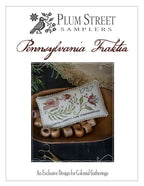 PLUM STREET SAMPLERS "Pennsylvania Fraktur"  Counted Cross Stitch Pattern  Virtue, Liberty, and Independence, 1787, Paper Pattern