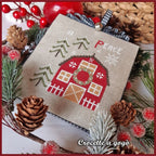 Crocette A Gogo   "Christmas Vintage Series #3 - Farm"  Counted Cross Stitch Pattern  Monthly Series, Paper Pattern
