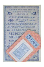 MAISON SAJOU Cross Stitch Sampler "Vintage Sampler ~ Cross Stitch Alphabet No1", Counted Cross Stitch Pattern, Made in France, Pattern Only