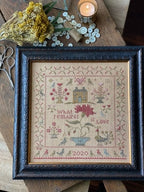 BLACKBIRD DESIGNS "What Remains is Love" Counted Cross Stitch Pattern, Chart, Sampler, Nashville Market 2022, Pattern Only