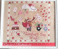 CUORE E BATTICUORE "Valentine's Day In The Wind"  Cross Stitch Pattern  Paper Pattern