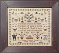 NEEDLEWORK PRESS "Elsie Curtice ~ Home Sweet Home" A Sampler, Counted Cross Stitch, NeedleWorkPress, Nashville Market 2022, Pattern Only