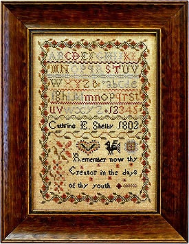 CATHERINE'S BIG HEART by La D Da, Counted Cross Stitch Pattern, Chart, Sampler, Pattern Only