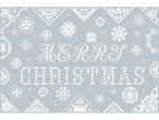 COULEUR D'ETOILE "Merry Christmas" Counted Cross Stitch Pattern, Christmas, Paper Pattern, Made in France
