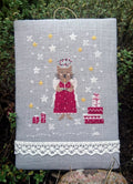 COULEUR D'ETOILE "Cinnamon", Canelle, Counted Cross Stitch Pattern, Christmas, Cat, Presents, Angel, Made in France