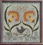 LA~D~DA "Jasmine's Song"  Counted Cross Stitch Pattern  Chart, Jesus Loves Me This I know, Pattern Only