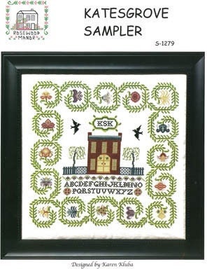 ROSEWOOD MANOR "Dreaming of Mums" Counted Cross Stitch Pattern, Chart, Sampler, Pattern Only