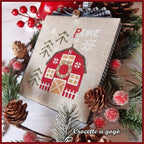 Crocette A Gogo   "Christmas Vintage Series #3 - Farm"  Counted Cross Stitch Pattern  Monthly Series, Paper Pattern