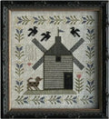 LA~D~DA "Hog Wild Windmill"  Counted Cross Stitch Pattern  Chart, 3 Ravens, Little Dog, Pattern Only