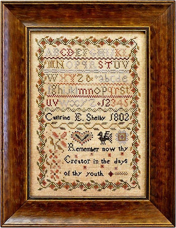 CATHERINE'S BIG HEART by La D Da, Counted Cross Stitch Pattern, Chart, Sampler, Pattern Only