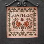 PLUM STREET SAMPLERS "Gather"  Counted Cross Stitch Pattern  Chart, Squirrels, Pattern Only