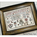 The SCARLETT HOUSE "Harriot Passey 1838"  Counted Cross Stitch Pattern  Chart, Nashville 2022 Market Release, Pattern Only