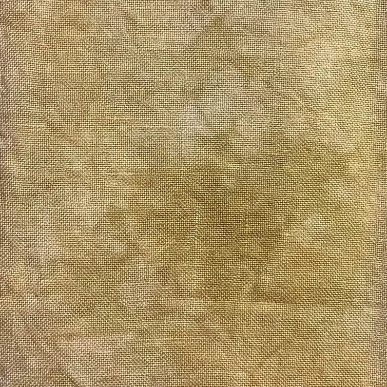 OATMEAL ~ 40 ct. Hand-Dyed Newcastle Linen by Fiber On A Whim  100% Linen  40 count Cross Stitch Fabric  Zweigart Base