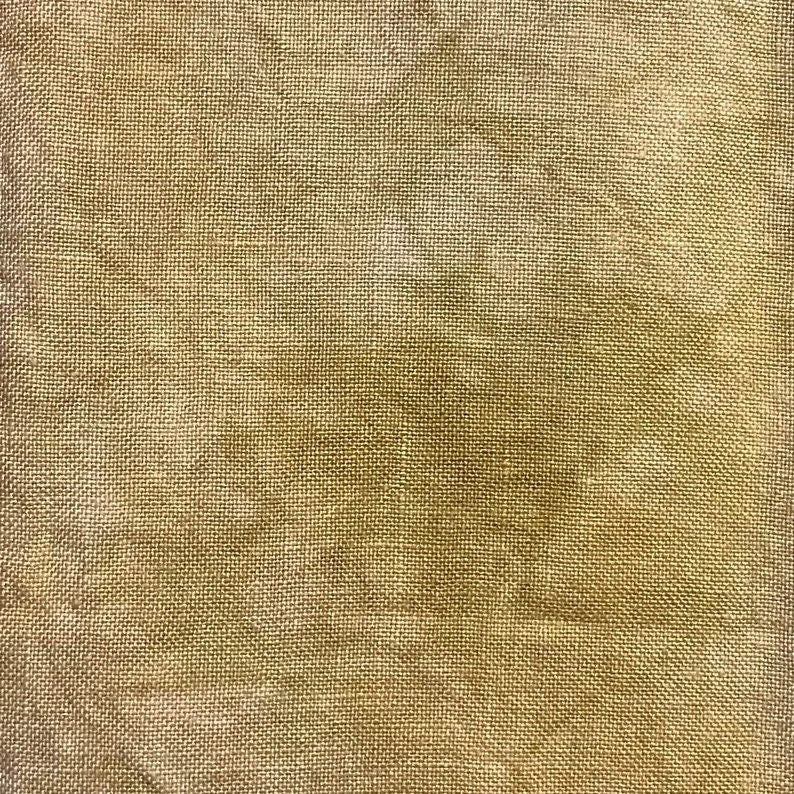 OATMEAL ~ 28 ct. Hand-Dyed Cashel Linen by Fiber On A Whim  100% Linen  28 count Cross Stitch Fabric  Zweigart Base
