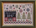 Coverlet Christmas | The Scarlett House | Counted Cross Stitch | Cross Stitch Pattern | Pattern Only