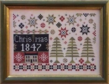 Coverlet Christmas | The Scarlett House | Counted Cross Stitch | Cross Stitch Pattern | Pattern Only