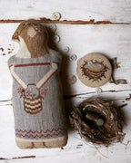 STACY NASH PRIMITIVES "Animal Crackers Series - Jenny" Counted Cross Stitch Pattern, Chart, Pattern Only