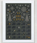 MODERN FOLK EMBROIDERY "I'll Be Home For Christmas ~ An Advent Calendar" Counted Cross Stitch Pattern, Chart, Pattern Only