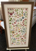 AuryTM "Quaker Flowers" Counted Cross Stitch Pattern, Chart, Pattern Only, Aury TM