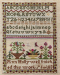 LUCY BEAM "Ann Hollywell 1831" Counted Cross Stitch Pattern, Sampler, Reproduced Sampler, Pattern Only