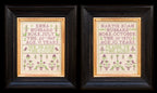 Hands Across The Sea Samplers "Emma & Martin Noah Hubbard 1869-1870" Counted Cross Stitch Pattern, English Sampler, Pattern Only