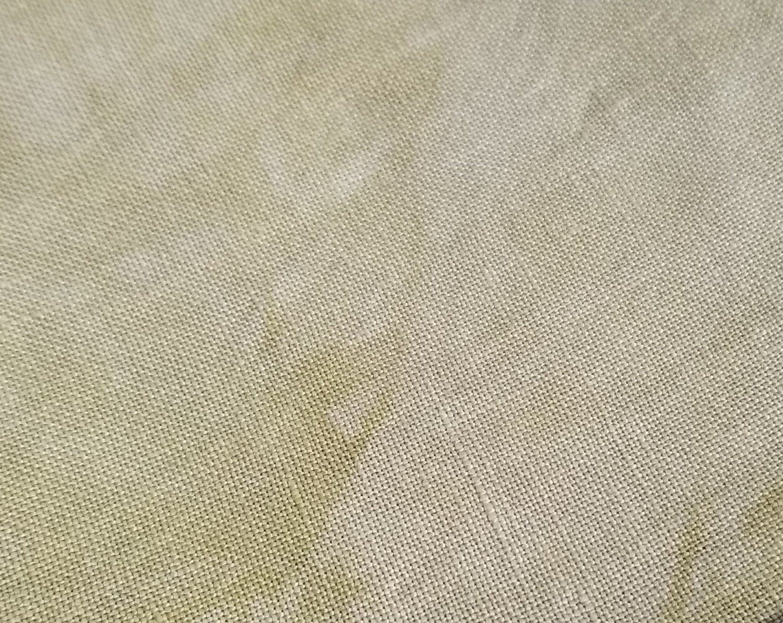 EGGSHELL ~ 36 ct. Hand-Dyed Edinburgh Linen by Fiber On A Whim  100% Linen  36 count Cross Stitch Fabric  Zweigart Base