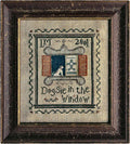 LA~D~DA "Doggie In The Window"  Counted Cross Stitch Pattern  Chart, Little Dog, Pattern Only