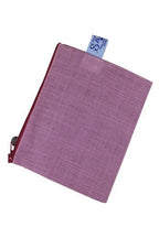 MAISON SAJOU Linen and Cotton Pouch ~ Minature Coquecigrues Fabric with Thyme Linen ~ hand made in France