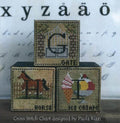 PUNTINI  PUNTINI "When I Think of G, H, I " Counted Cross Stitch Pattern, Chart, Pattern Only