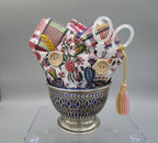 SCISSOR CASE  Sajou French Fabric Sheath - Holds 4" Embroidery Scissors  Premium Cotton Fabric  Made Exclusively for Kingsland Needle Art