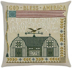 ARTFUL OFFERINGS "God Bless America Sampler" Counted Cross Stitch Pattern, Chart, Sampler, Pattern Only