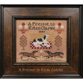 THE SCARLETT HOUSE "A Present To Ester Clarke" Counted Cross Stitch Pattern, Chart, Sampler, Pattern Only