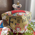 HANDS ON DESIGN "4th: Block Party" Counted Cross Stitch Pattern, Includes Wool Square & Pins too!, 2022 Market Release, Eagle, Americana