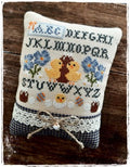 Fairy Wool in the Wood "ABC of Easter" Cross Stitch Pattern, Includes Heart Charm, Sampler, Chicks, Easter Eggs - Pattern Only