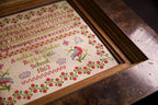 Hands Across the Sea Samplers "Amelia Bachelor 1863" Counted Cross Stitch Pattern, English Reproduction Sampler, Chart, Pattern Only