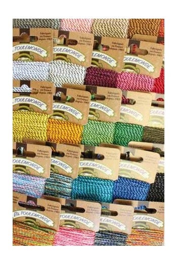 MAISON SAJOU ~ Toulemonde Rochefort Thread Card ~ 16 feet (5 Meters) on Each Card, Made in France