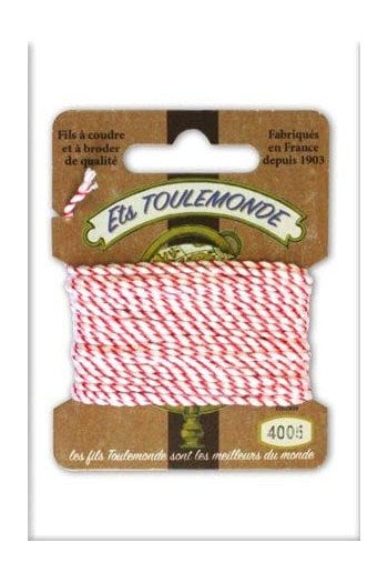 MAISON SAJOU ~ Toulemonde Rochefort Thread Card ~ 16 feet (5 Meters) on Each Card, Made in France