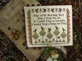MORNING BIRD  by Plum Street Samplers  Counted Cross Stitch Pattern, Chart  Paper Pattern
